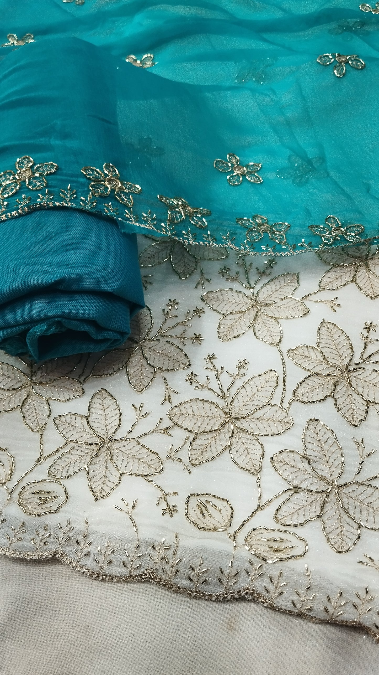 Beads work suit